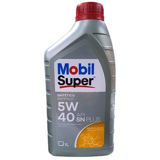 Imagem de Óleo de Motor Mobil Super 5w-40 API SN Plus 100% Sintético Original