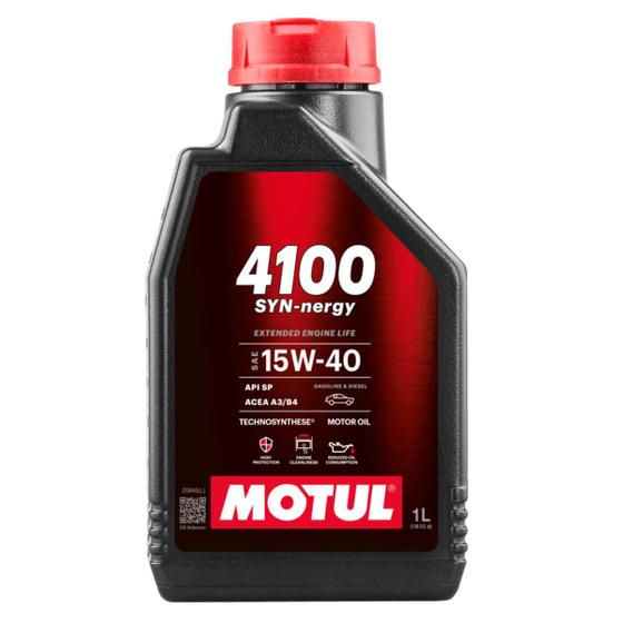 Imagem de Óleo de Motor Motul 4100 SYN-Nergy Semi Sintético 15W40 Api SP Renault Volkswagen