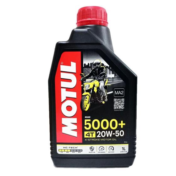 Imagem de Óleo De Motor Motul Semi-sintético 5000+ 20w-50 4t X 1l