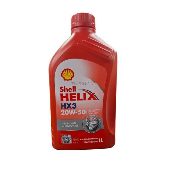 Óleo de Motor Shell Helix HX3 Mineral API SL 20W-50 Original ...
