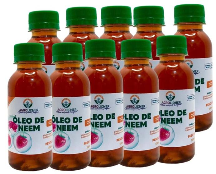 Imagem de Óleo  De Neem Concentrado  100ML  - 10 uni - Rende 300 Lts vd00