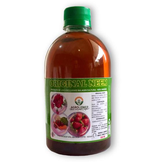 Imagem de Óleo de Neem Concentrado 500ML (Rende 150 Litros) - Agrolidher