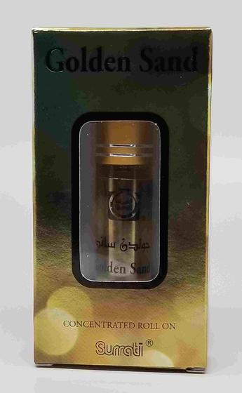 Imagem de Óleo de perfume Surrati Golden Sand 6 ml Roll-on, pacote com 6
