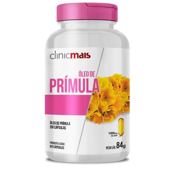 Imagem de Óleo de Prímula 1000mg ClinicMais 60 Cápsulas