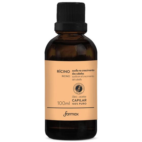 Imagem de Óleo de Rícino 100% Puro 100 ML Farmax - Produto Original