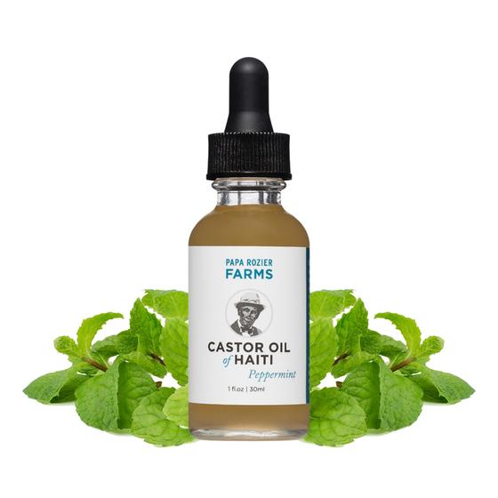 Imagem de Óleo de Rícino Orgânico Papa Rozier Farms com Peppermint - 30ml