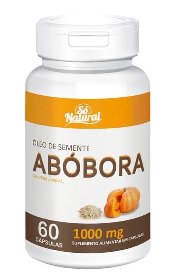 Imagem de Óleo De Semente De Abóbora 1000 Mg 60 Cápsulas Só Natural