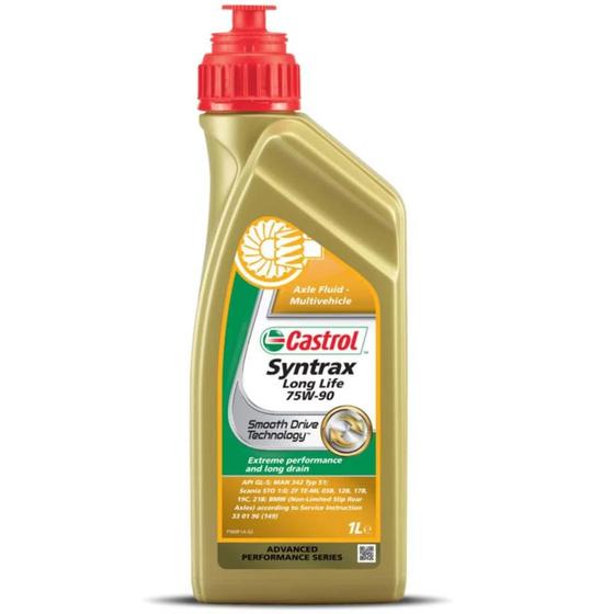 Óleo de Transmissão Castrol Syntrax 75W90 Long Life 100% Sintético 1L ...