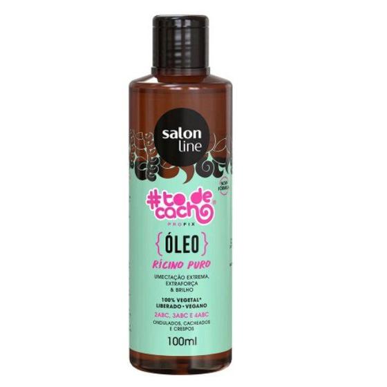 Óleo de Umectação todecacho Rícino Puro Salon Line 100ml - Óleo Capilar ...