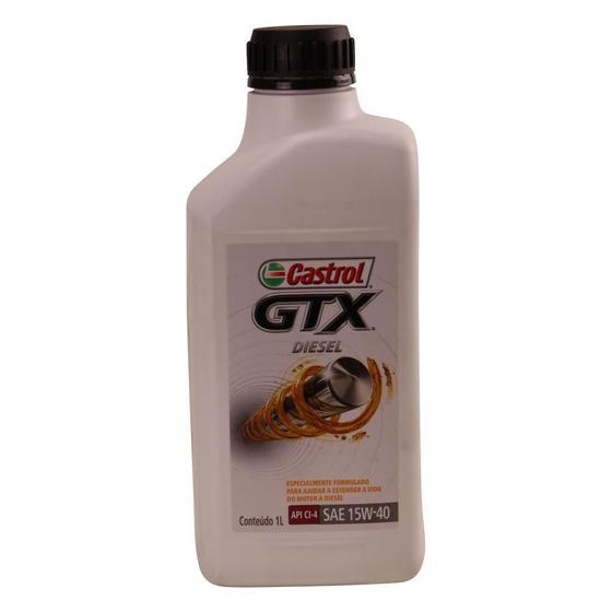 Imagem de Óleo Do Motor 15W-40 Mineral Gtx Diesel Castrol 1L