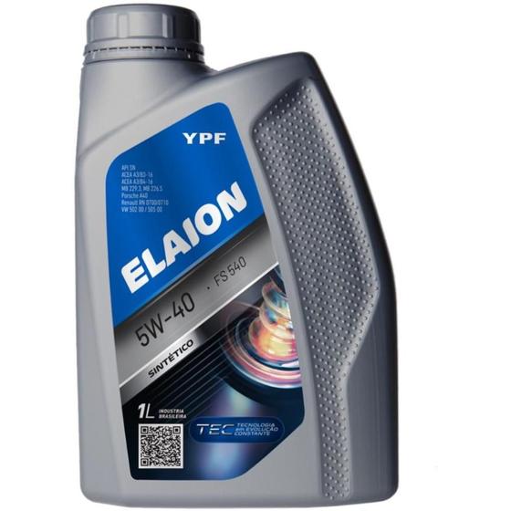 Imagem de Óleo do motor   a  YPF ELAION FS 5W40 SINTÉTICO 1L