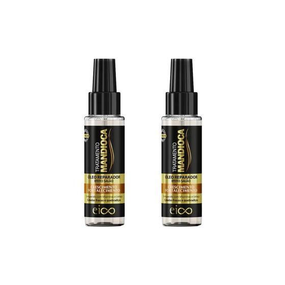Imagem de Oleo Eico Capilar 60Ml Mandioca - Kit Com 2Un