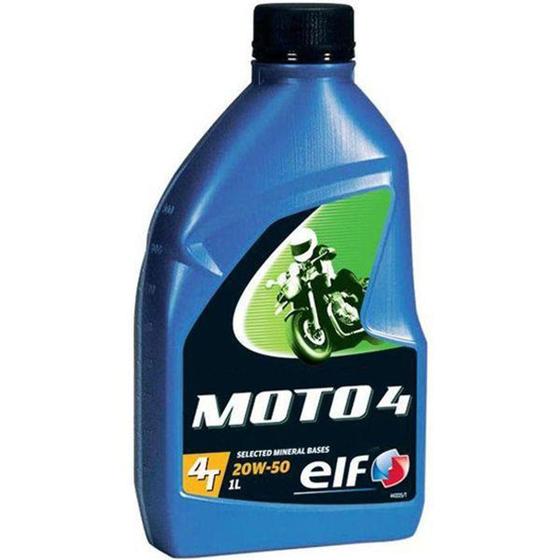 Óleo Elf 20w50 Moto 4t Mineral 1l Menor preço em Óleo Elf 20w50 Moto 4t Mineral 1l