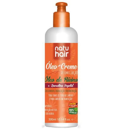 Imagem de Óleo Em Creme Natuhair Rícino E Queratina Vegetal 300Ml