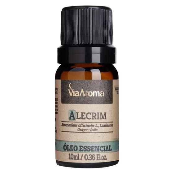 OLEO ESSENCIAL ALECRIM - 10ml Via Aroma Menor preço em OLEO ESSENCIAL ALECRIM - 10ml Via Aroma