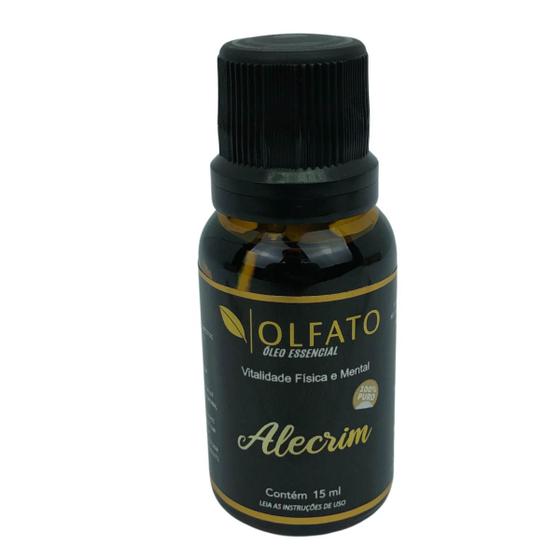 Imagem de Óleo essencial alecrim 15ml olfato 100% puro aromaterapia massagens vitalidade física e mental