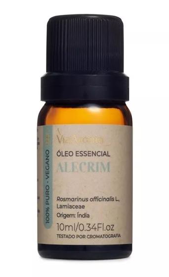 Imagem de Oleo Essencial Alecrim Via Aroma 10ml 100% Puro