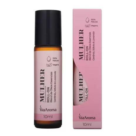 Imagem de Óleo Essencial  Blend Roll-On Via Aroma 10ml Foco Mulher