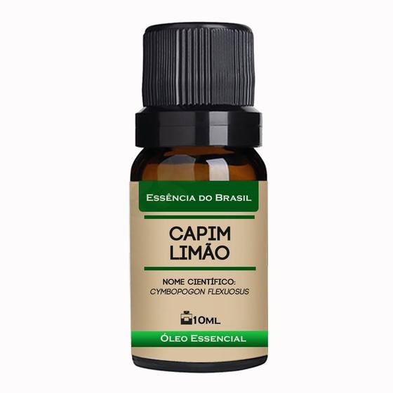 Imagem de Óleo Essencial Capim Limão 10ml - Puro E Natural 