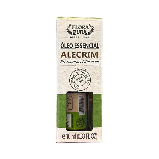 Imagem de Oleo essencial de alecrim-10ml- conta gota- flora pura