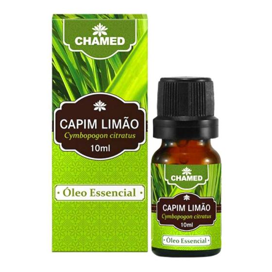 Imagem de Óleo Essencial de Capim Limão 100% Puro 10ml - Chamed