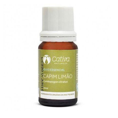 Imagem de Óleo Essencial De Capim Limão Orgânico 10Ml Cativa Natureza