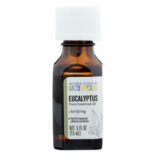 Imagem de Óleo essencial de eucalipto (e. globulus) 0,5 fl oz por Aura Cacia (pacote com 4)