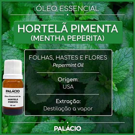 Imagem de Óleo Essencial de Hortelã Pimenta (Mentha Peperita) 10 ml 100% Puro