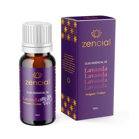 Imagem de oleo essencial de lavanda 10ml zencial puro e natural