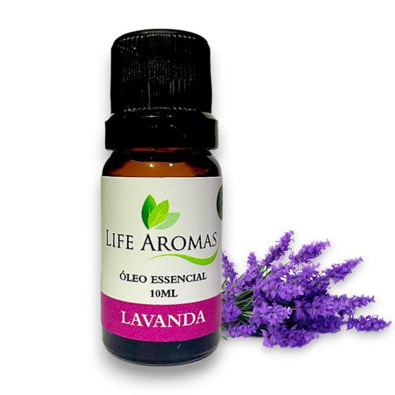 Óleo Essencial de Lavanda Aroma Aromatizador Difusor 100% Puro Natural Premium - Life Aromas