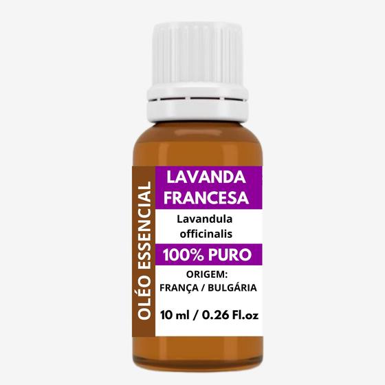 Óleo Essencial De Lavanda Francesa 10ml Menor preço em Óleo Essencial De Lavanda Francesa 10ml