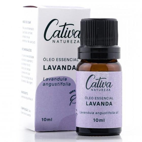 Óleo Essencial De Lavanda Lavandula Angustifolia Oil 10ml Cativa Natureza Óleos Essenciais 1525