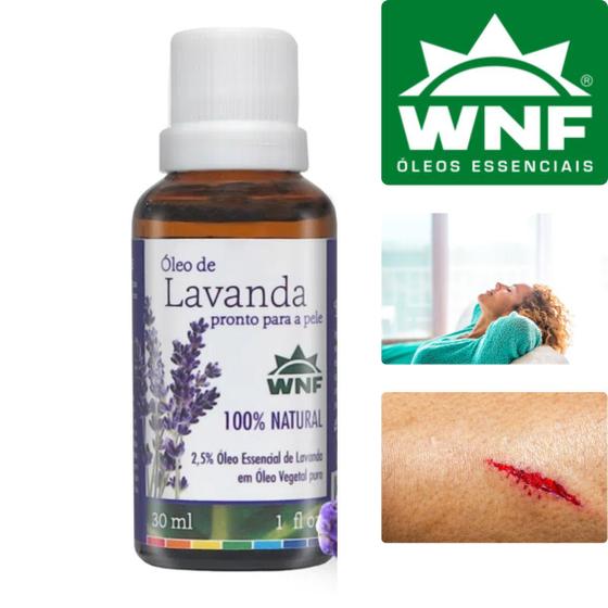 Imagem de Oleo Essencial de Lavanda Pronto para Pele WNF 30ml