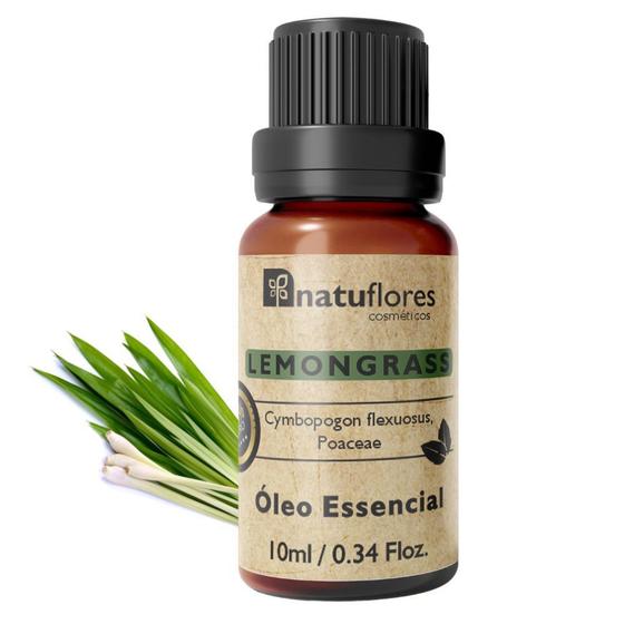 Imagem de Óleo Essencial de Lemongrass Natuflores 100% Puro 10ml