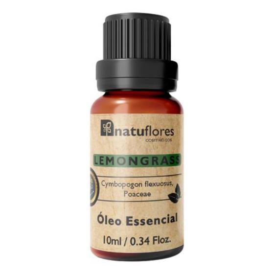 Imagem de Óleo Essencial de Lemongrass Natuflores 100% Puro 10ml