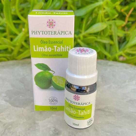 Imagem de Óleo Essencial de Limão Tahiti 10ML PHYTOTERAPICA conhecido como o óleo essencial da criatividade