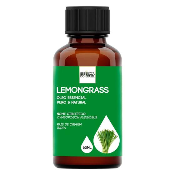 Imagem de Óleo Essencial Lemongrass 60ml - Puro E Natural