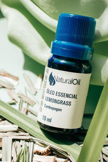 Imagem de Óleo Essencial Lemongrass Capim-Limão 10ml Aromaterapia 100% Puro Natural Oil