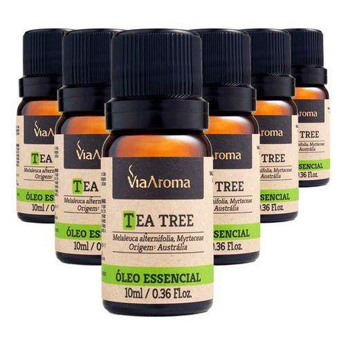 Imagem de Óleo Essencial Melaleuca Tea Tree 6 X 10ml - Via Aroma