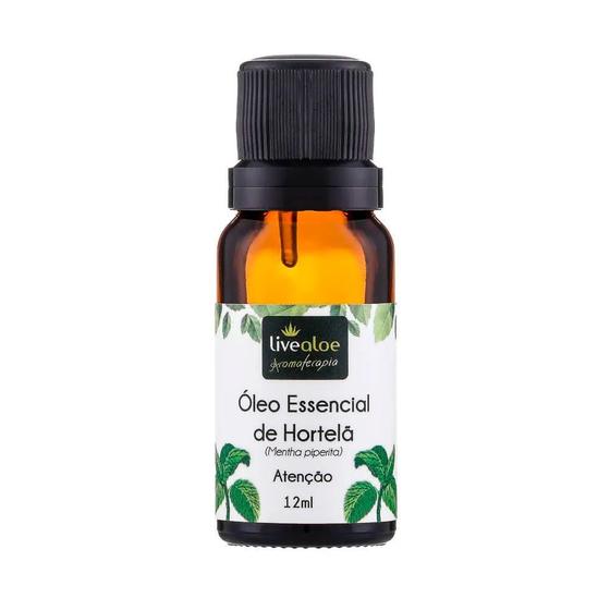 Imagem de Óleo Essencial Natural De Hortelã 12Ml - Livealoe