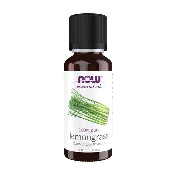 Imagem de Óleo essencial NOW Foods Lemongrass 30mL 100% puro vegano