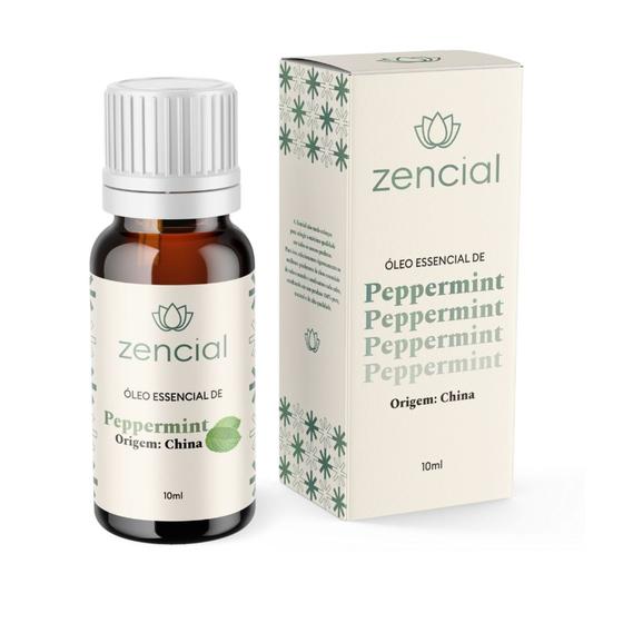 Imagem de Óleo Essencial Peppermint zencial 10ml puro e natural