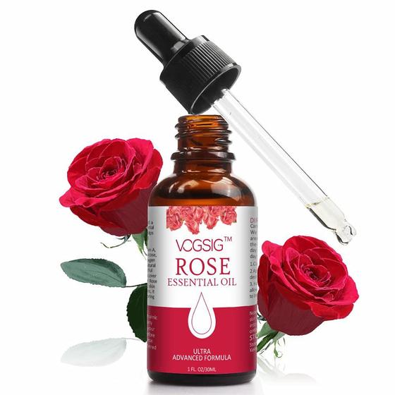 Imagem de Óleo essencial VOGSIG Rose 30mL para aromaterapia e cuidados com a pele