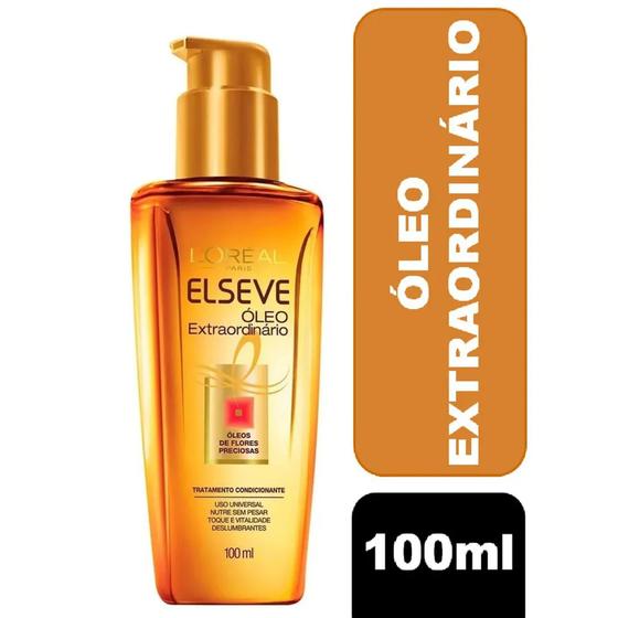 Imagem de Óleo Extraordinário Elseve Nutrição Loréal Paris 100ml - Nutre instantaneamente