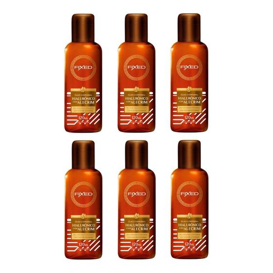 Imagem de Oleo Fixed Corporal Hialuronico Com Alecrim 120Ml-Kit 6Un