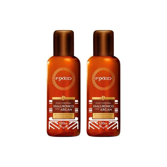 Imagem de Oleo Fixed Corporal Hialuronico Com Argan 120Ml - Kit 2Un