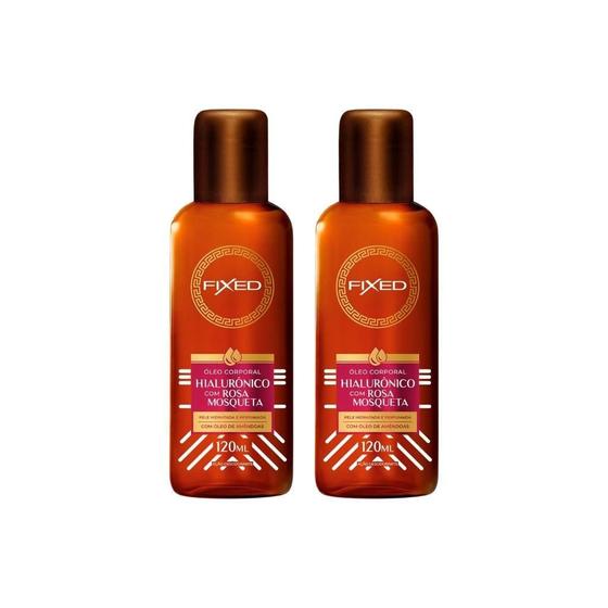 Imagem de Oleo Fixed Corporal Hialuronico Com Rosa Mosqueta 120Ml-2Un