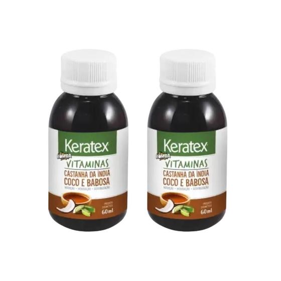 Imagem de Oleo Fixed Keratex Bomba Vitaminas Coco E Babosa 60Ml - 2Un
