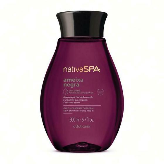 Imagem de Óleo Hidratante Corporal Nativa SPA Ameixa Negra 200ml