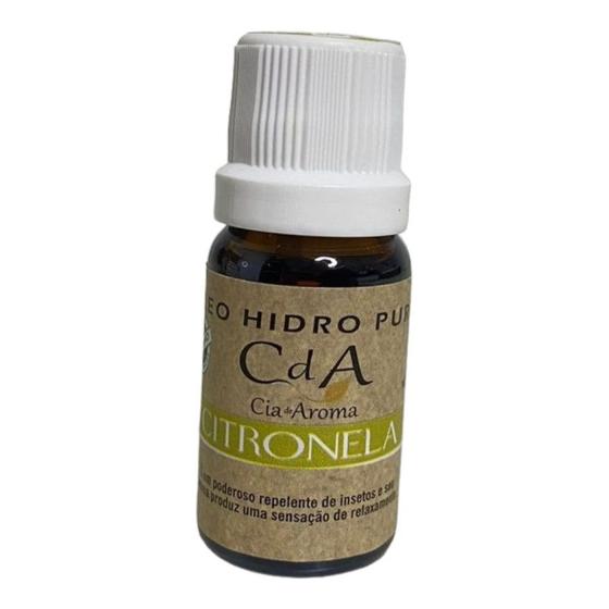 Imagem de Óleo Hidrossolúvel Citronela Puro Para Umidificadores 10ml